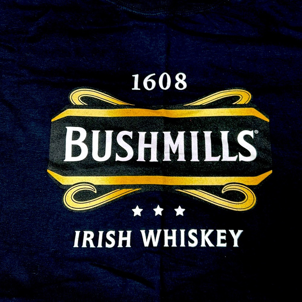 Bushmills, Irish whiskey, extra large T-shirt, new without tags
